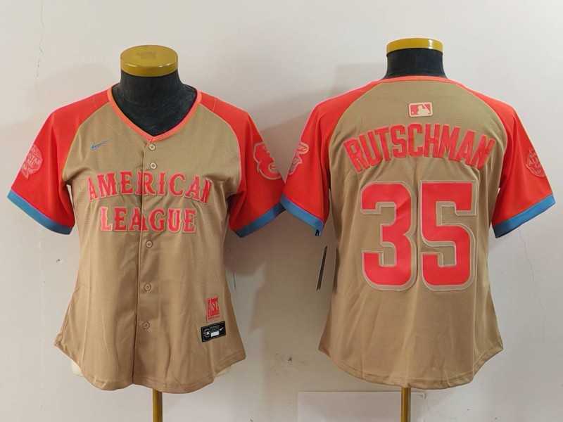Women's Baltimore Orioles #35 Adley Rutschman Cream 2024 All Star Limited Stitched Jersey,We sell and wholesale Women's Baltimore Orioles #35 Adley Rutschman Cream 2024 All Star Limited Stitched Jersey on line form chian!